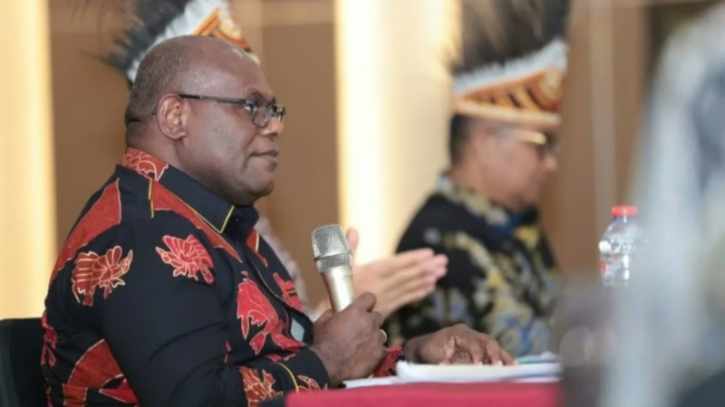 Gubernur Papua Tengah Meki Nawipa. foto : humas 
