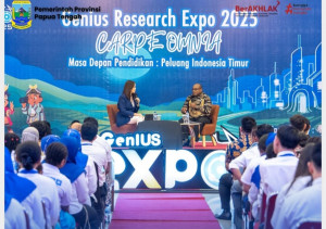 Gubernur Papua Tengah Hadiri GenIUS Expo 2025 di Karawaci