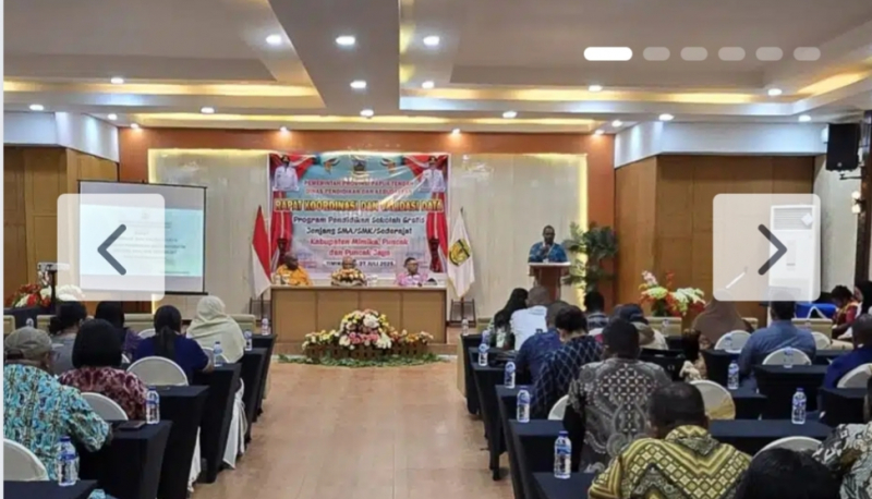 Rakor dan Validasi Data Program Pendidikan Gratis. 