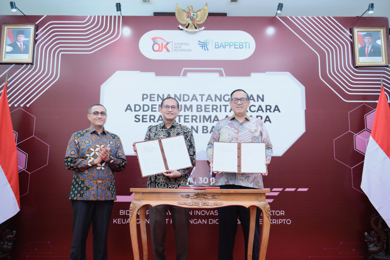 OJK dan Bappebti Resmi Tuntaskan Peralihan Pengawasan Aset Keuangan Digital