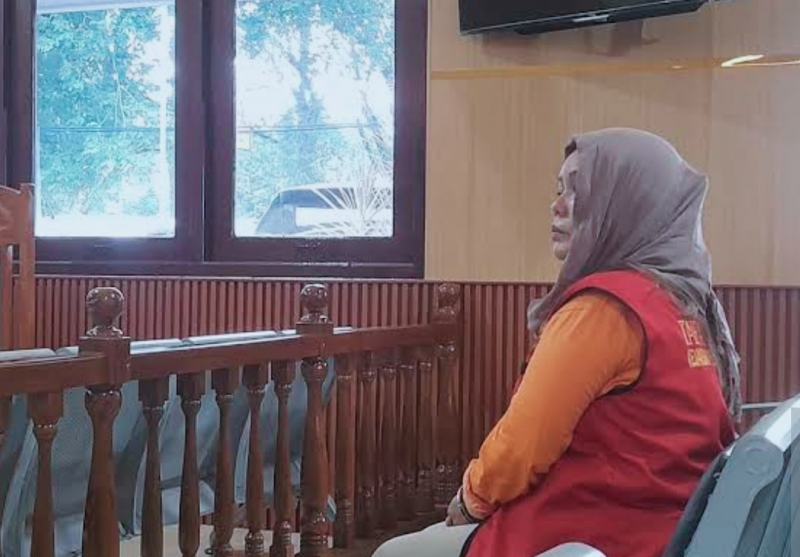 Helen Saat Menjalankan Sidang di Pengadilan Negeri Jambi, Jumat (1/8/2025). foto : istimewa 