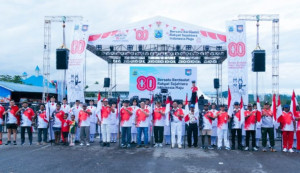 Pemprov Papua Tengah Dorong Persatuan Lewat Gerakan 10 Juta Bendera Merah Putih