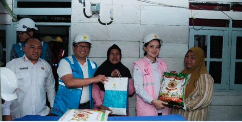 Gubernur Maluku Utara, Sherly Tjoanda, mengapresiasi program sosial Light Up The Dream yang digagas PT PLN (Persero) 