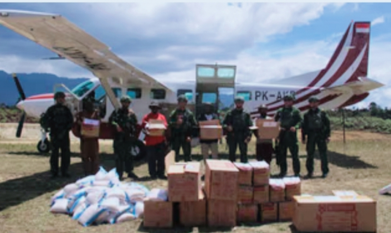 Pos Komando Taktis (Kotis) di Distrik Kuwayage, Kabupaten Lany Jaya, Provinsi Papua Pegunungan. (Dok. TNI)