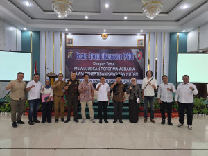 Konflik Kawasan Hutan Jadi Sorotan dalam FGD Reforma Agraria Jambi