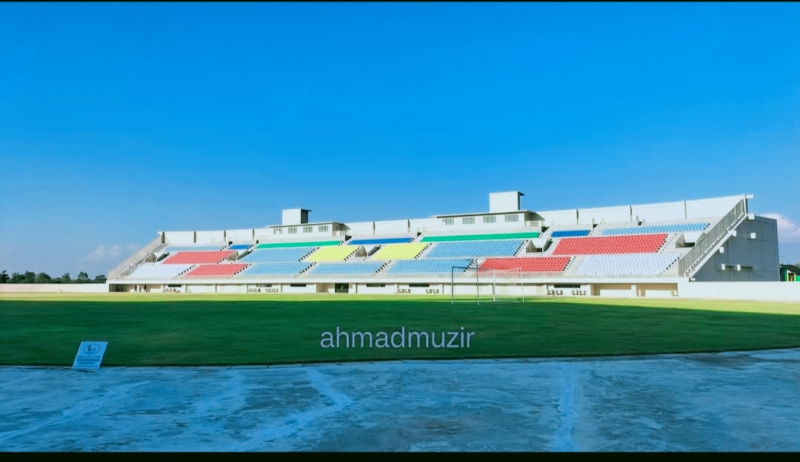 Stadion Jambi Swarna Bhumi di Pijoan, Kecamatan Jaluko, Kabupaten Muaro Jambi