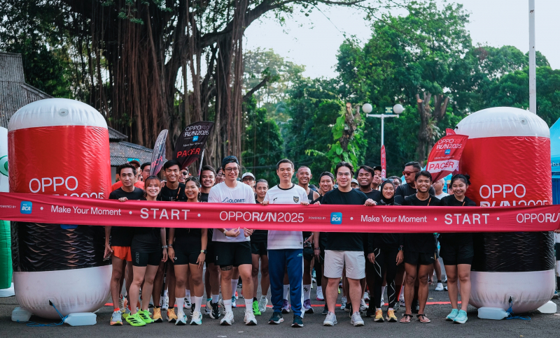 Oppo Run 2025 di Gelar di Jakarta.foto : Oppo Indonesia 