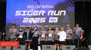 Dihadiri BI dan OJK, QRIS Tap Resmi Diluncurkan di Siger Run 2025