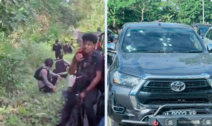Aksi Baku Tembak Warnai Iring-iringan Kapolda Papua Tengah, Empat Anggota Polisi Luka