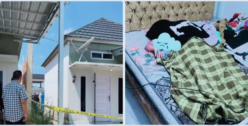 Korban Ditemukan Meninggal di Dalam Kamar Rumahnya. foto : istimewa 