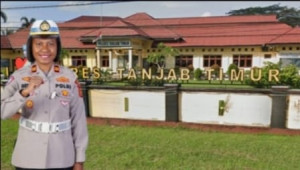 Cuaca Ekstrem, Polres Tanjab Timur Imbau Warga Waspada Lakalantas dan Ancaman Lingkungan