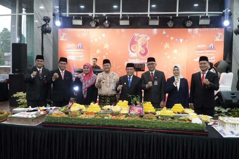 Bank Jambi Peringati HUT ke-63 di Gedung Mahligai 9, Kota Jambi, Kamis (8/1/2026) foto : arungnews.com
