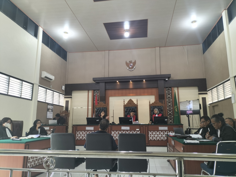 Sidang Thawaf Aly di Pengadilan Negeri Tanjab Timur, Kamis (12/2/2025)