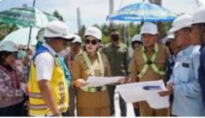 Gubernur Maluku Utara Tinjau Pembangunan Sekolah Rakyat di Rioribati