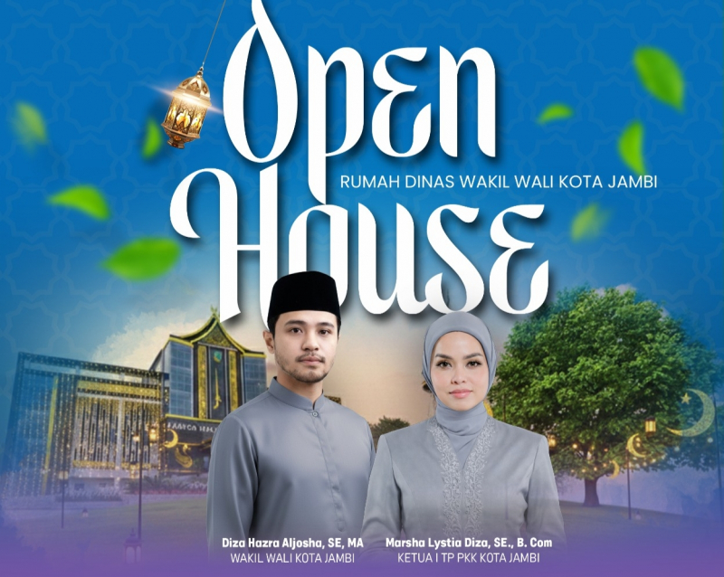 Wawako Jambi, Diza Hazra Aljosha Gelar Open House 