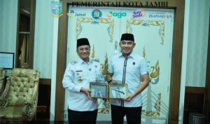 Wali Kota Jambi Sambut Kunjungan Kerja Bupati Tanah Laut, Perkuat Sinergi Pembangunan