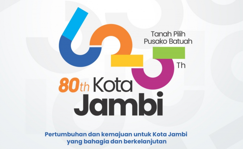 Logo HUT Kota Jambi ke-80