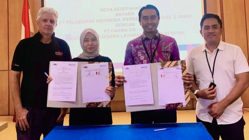 PT Pelabuhan Indonesia (Persero) Regional 2 Jambi menjalin kerja sama strategis dengan PT Cassia Co-Op