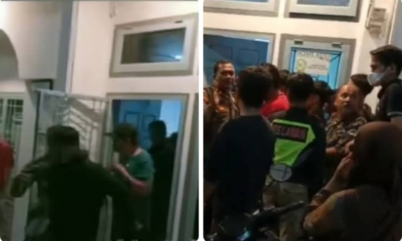 Oknum Dosen UIN Jambi Saat Digrebek Warga 