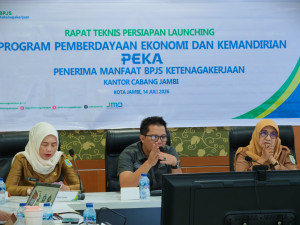 BPJS Ketenagakerjaan Siapkan Peluncuran Program PEKA di Kota Jambi