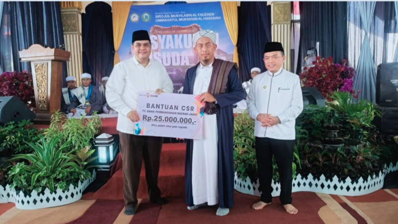 Bank Jambi salurkan CSR ke Ponpes Sirojul Mukhlasin Jambi