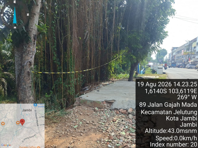 Tempat Pembuangan Sementara (TPS) di 51, Kelurahan Jelutung, Kecamatan Jelutung. foto dok/nof_LBHSiginjai