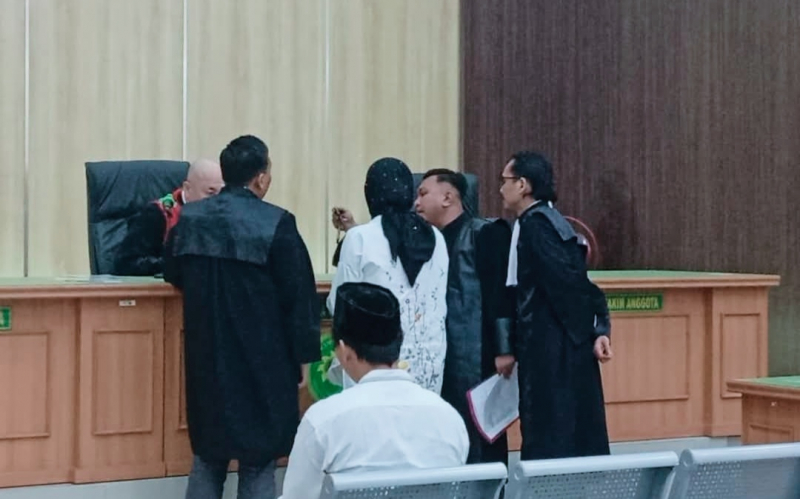 Suasana sidang  di Pengadilan Tindak Pidana Korupsi (Tipikor) Bengkulu, Senin (31/8/2026