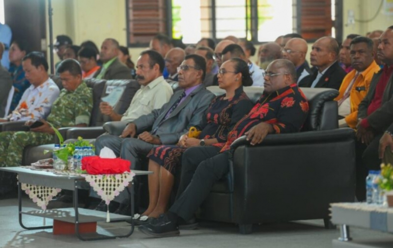 Gubernur Papua Tengah Hadiri HUT ke-70 GBGP di Tanah Papua yang berlangsung di Nabire, Sabtu (17/10/2026).